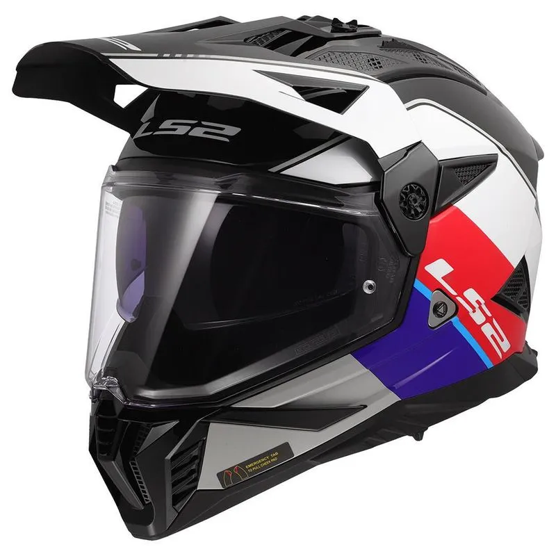 CASCO LS2 702 PIONEER II RALLY ROJO/BLANCO/AZUL