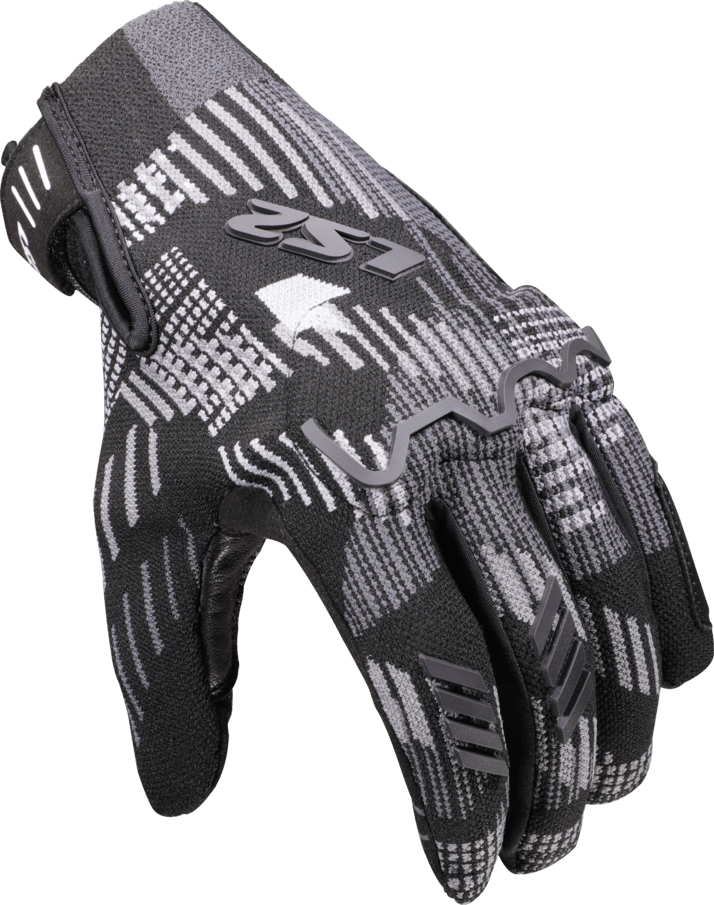 GUANTE LS2 ALFA NEGRO/GRIS