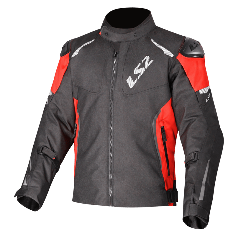 CAMPERA LS2 ZOOM HOMBRE NEGRO/ROJO