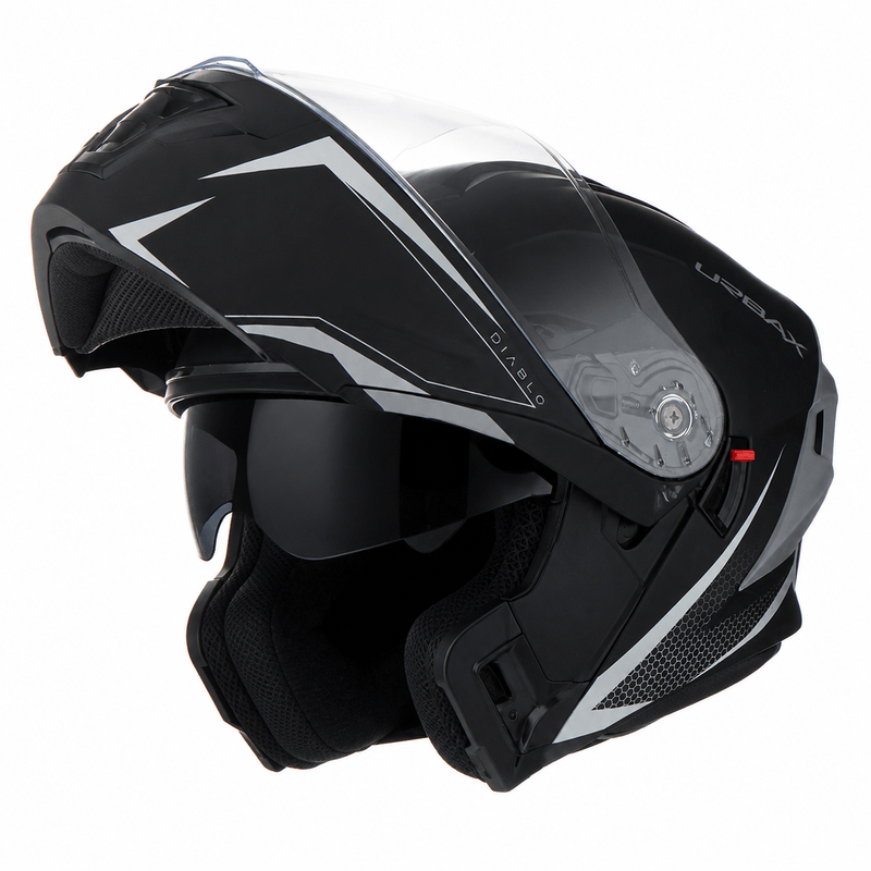 CASCO URBAX ATLAS DIABLO MATT NEGRO/GRIS